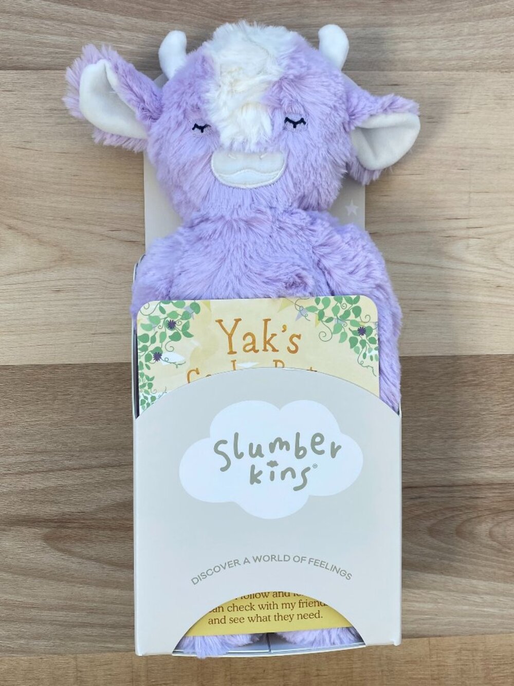 Slumberkins Special Edition Violet Purple Yak Kin Stuffie NIB with Card